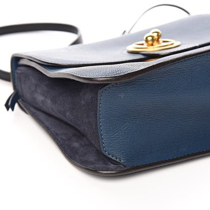 Chloe Goatskin Medium Mily Shoulder Bag Denim Blue 10 of 12