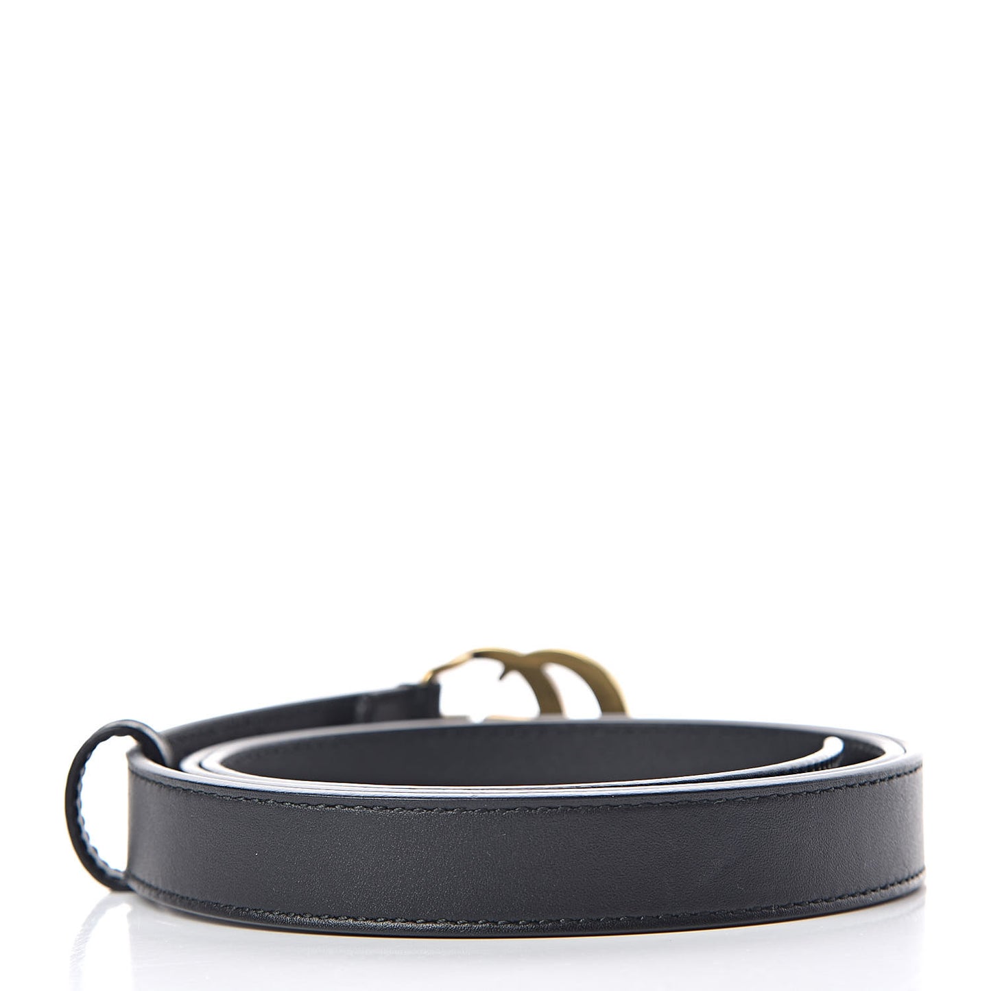 Calfskin Double G 20mm Belt 85 34 Black