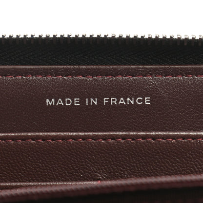 Chanel Lambskin Quilted Large Gusset Zip Around Wallet Black 7 of 10