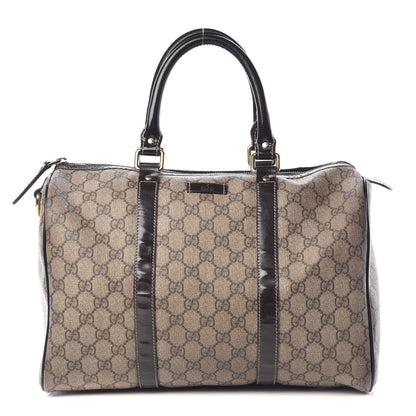 Gucci GG Plus Monogram Medium Joy Boston Dark Brown 1 of 12
