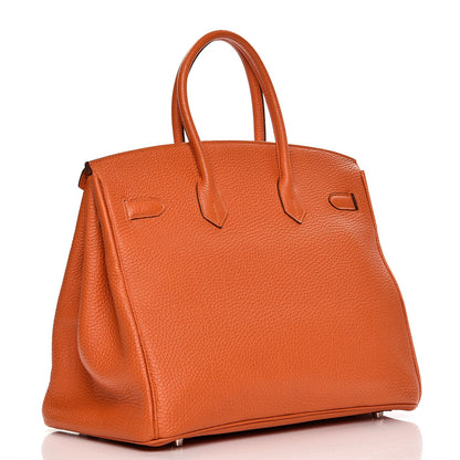 Hermes Togo Birkin 35 Orange 3 of 33