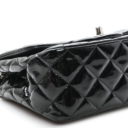 Chanel Patent Calfskin Quilted Mini Square Flap Black 9 of 11