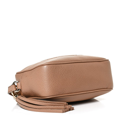 Gucci Pebbled Calfskin Small Soho Disco Bag Camelia 4 of 12