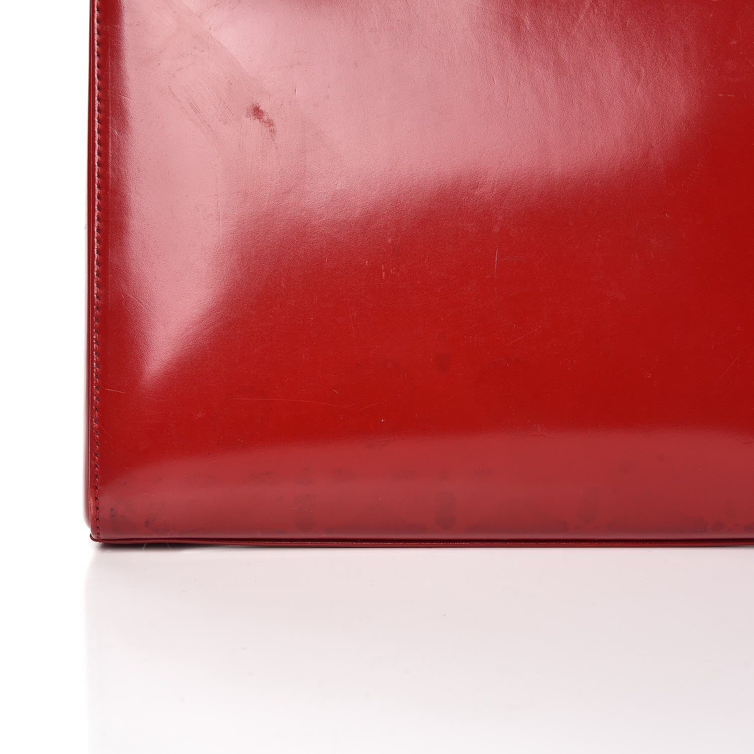 Christian Dior Patent Medium Lady Dior Red 9 of 16