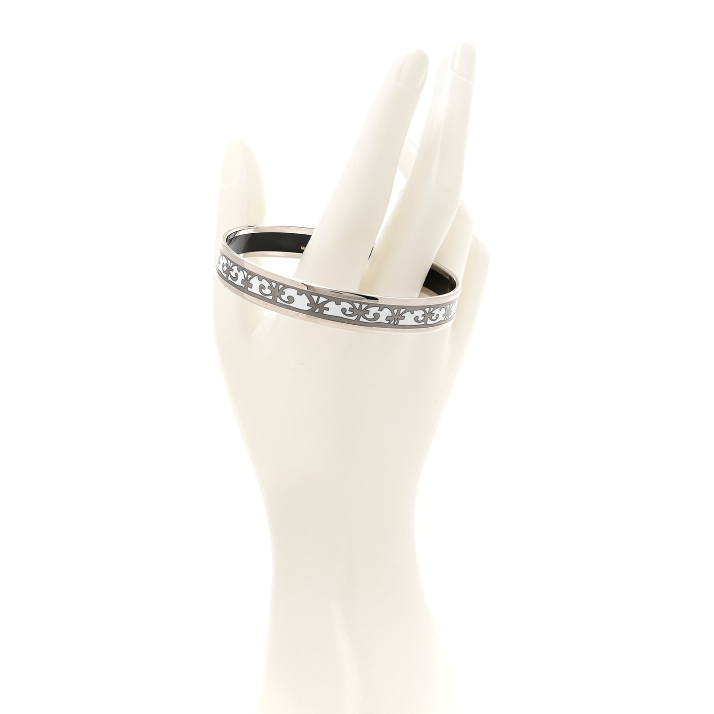 Enamel Printed Narrow Balcons du Guadalquivir Bracelet 70 Platine