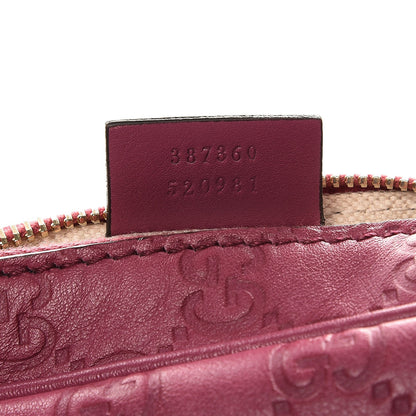Gucci Guccissima Signature Mini Bree Messenger Bag Peonia Flower 7 of 8
