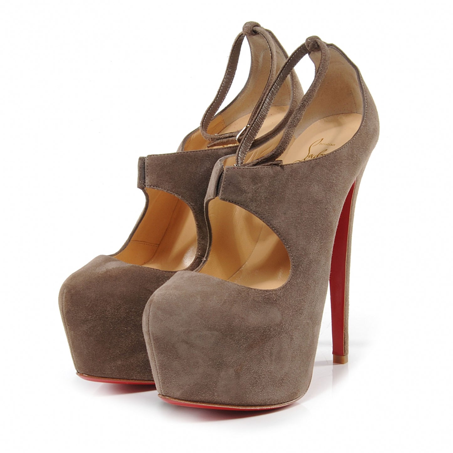 Suede Maillot 160 Pumps 36 Taupe