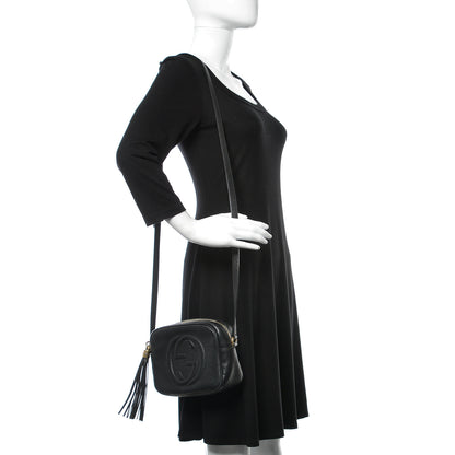 Gucci Pebbled Calfskin Small Soho Disco Bag Black 2 of 13