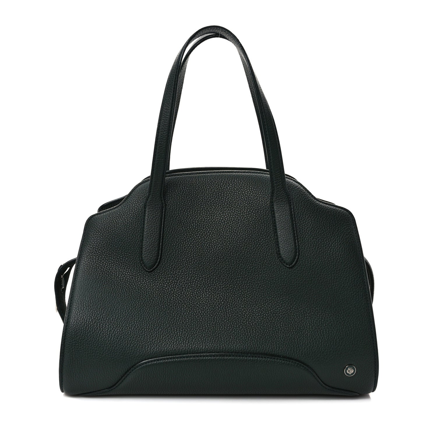 Grained Calfskin Medium Sesia Dark Green