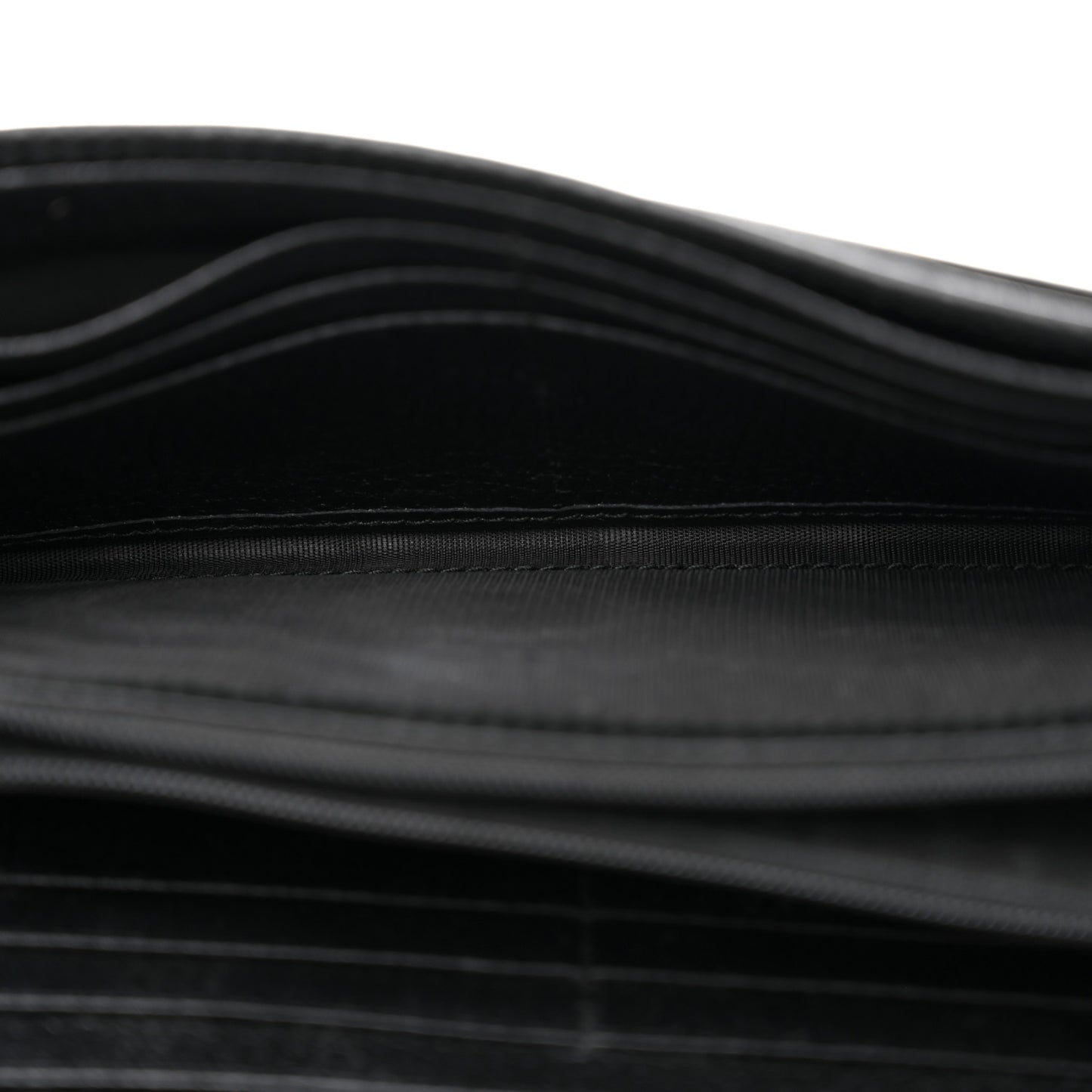 Dollar Calfskin Petite GG Marmont Wallet Chain Bag Black