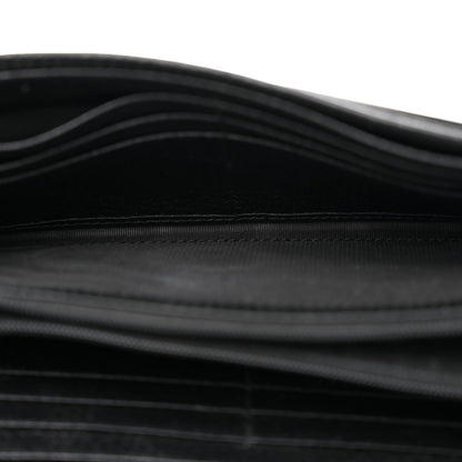 Gucci Dollar Calfskin Petite GG Marmont Wallet Chain Bag Black 5 of 11