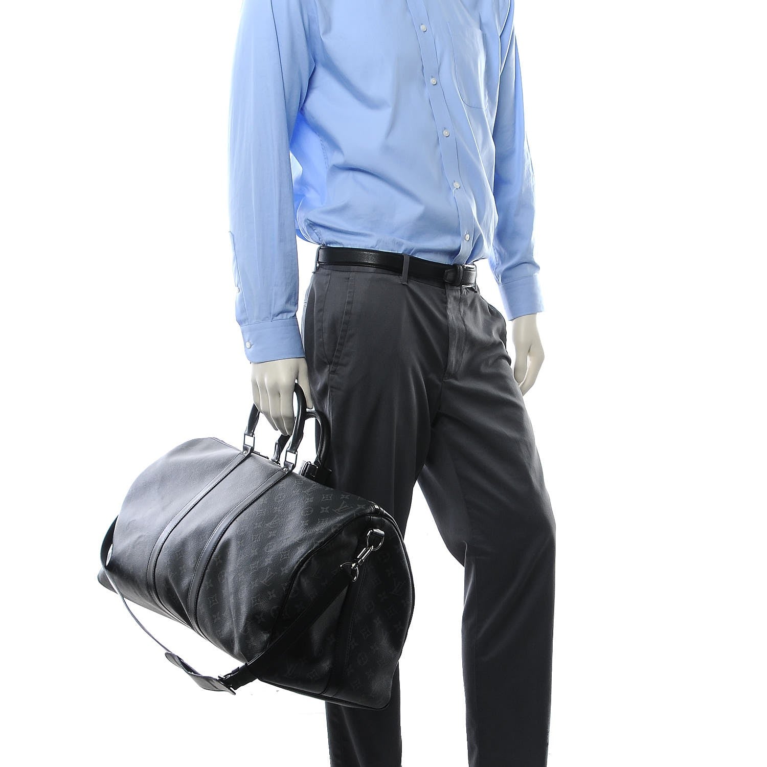 Louis Vuitton Monogram Eclipse Keepall Bandouliere 55 2 of 11