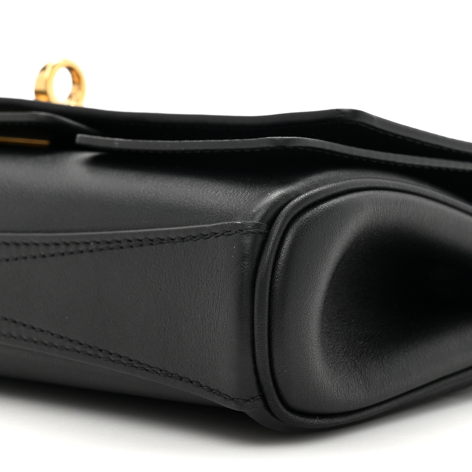Balenciaga Smooth Calfskin Small Bel Air Clutch On Strap Black 9 of 10