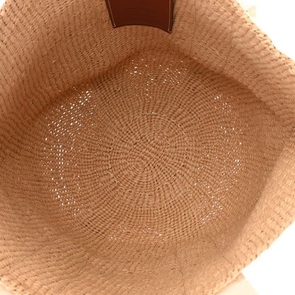 Chloe Raffia Large Woody Tote White 11 of 12