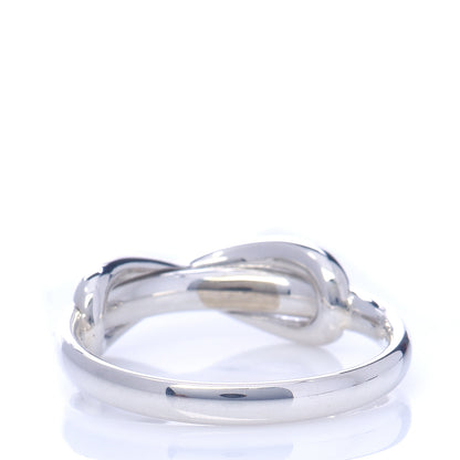 Tiffany Sterling Silver Narrow Infinity Ring 52 6 3 of 5