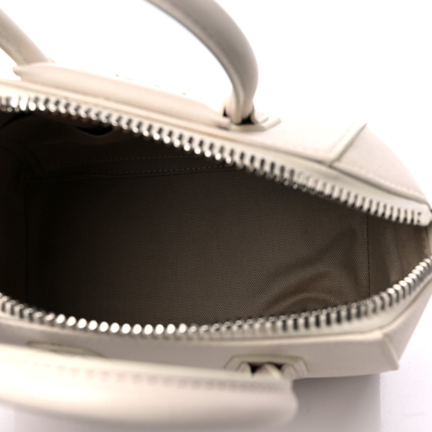 Sugar Goatskin Small Antigona Off White