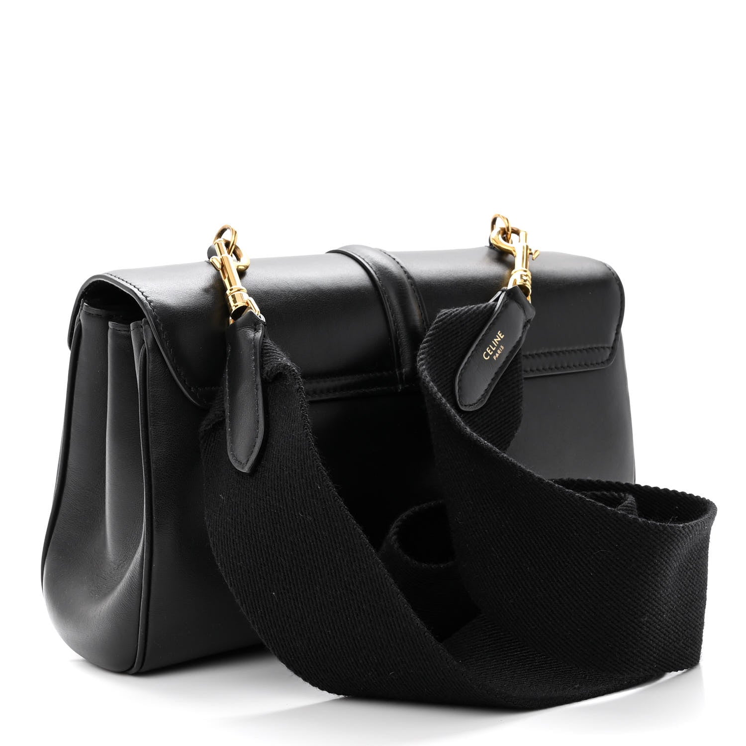Celine Smooth Calfskin Teen 16 Crossbody Bag Black 3 of 9