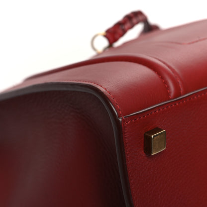Celine Baby Grained Calfskin Medium Phantom Luggage Carmin 9 of 13