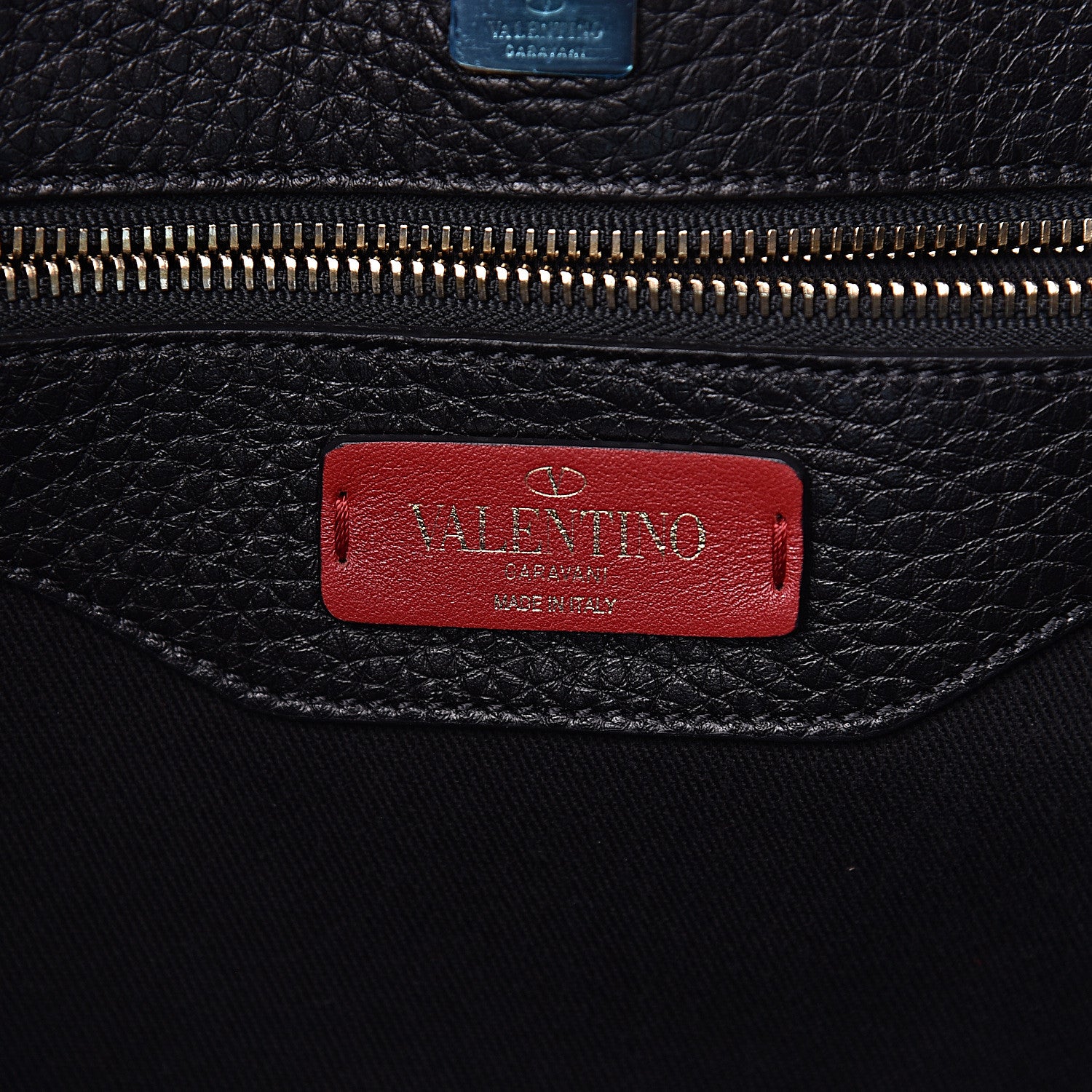 Valentino Garavani Pebbled Calfskin Large JoyLock Satchel Black 7 of 12