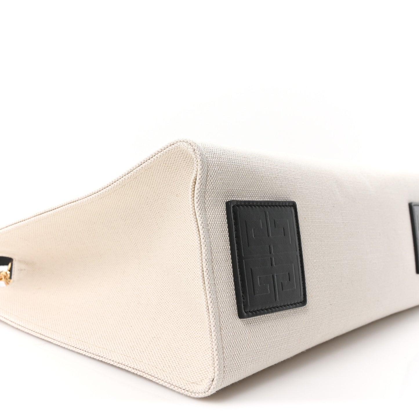 Canvas Medium G-Tote Beige Black