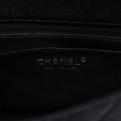 Chanel Caviar Quilted Mini Top Handle Rectangular Flap Black 8 of 9