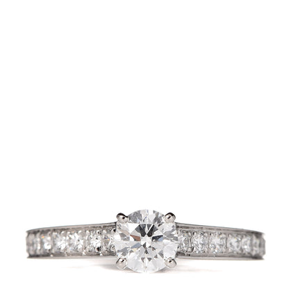 Cartier Platinum Diamond .42ct 1895 Solitaire Engagement Ring 49 4.75 1 of 7