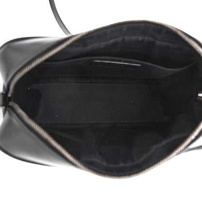 Saint Laurent Calfskin Matelasse Monogram Lou Camera Bag Black 4 of 9