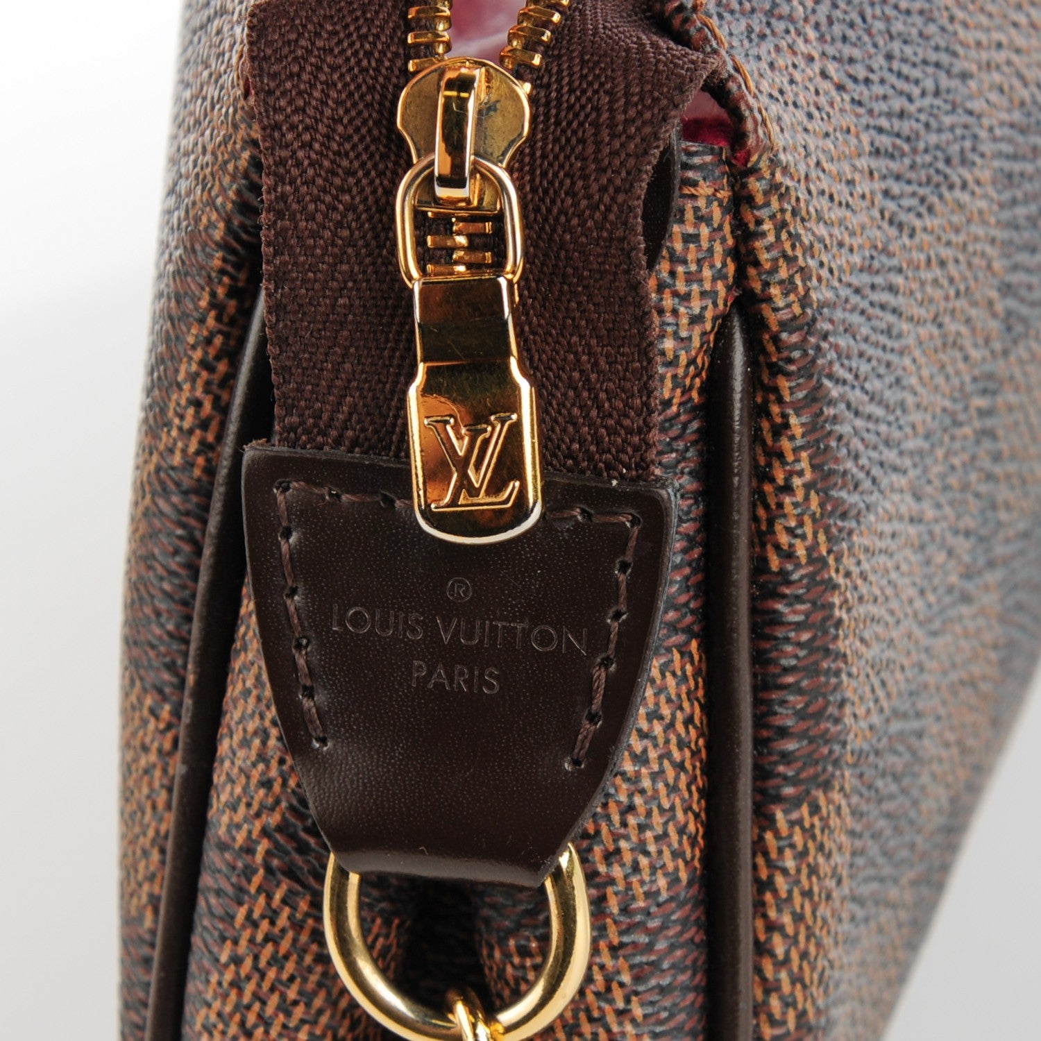 Louis Vuitton Damier Ebene Eva Clutch 6 of 8