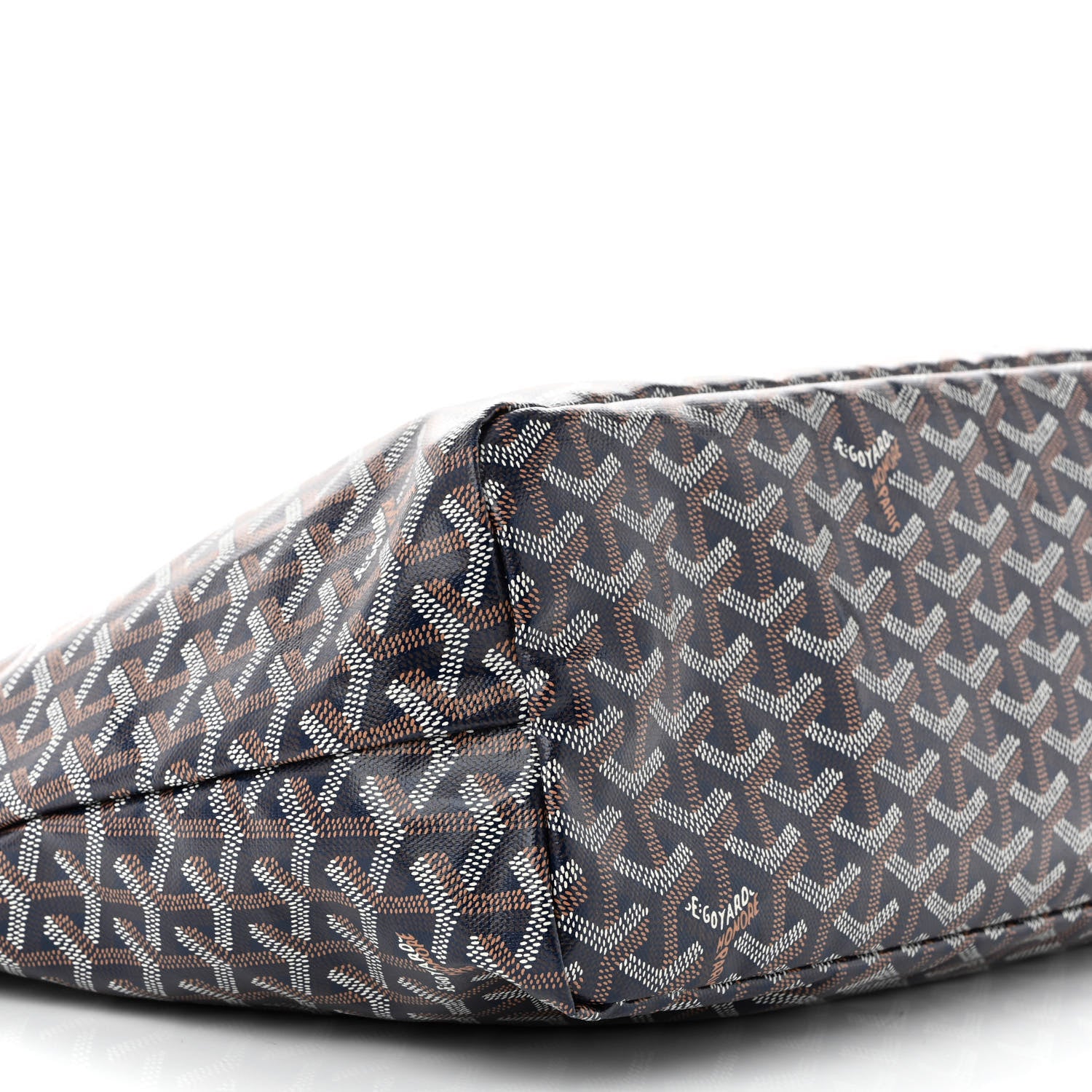 Goyard Goyardine Boheme Hobo Navy Blue 11 of 12