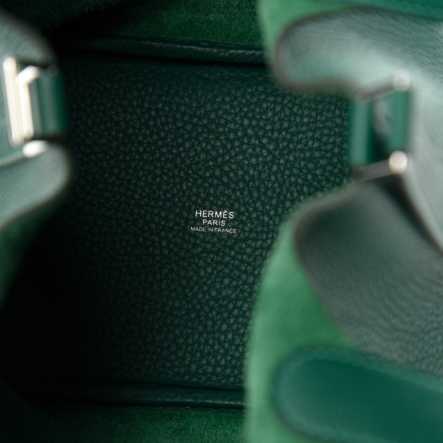 Hermes Taurillon Clemence Picotin Lock 18 PM Malachite 8 of 12