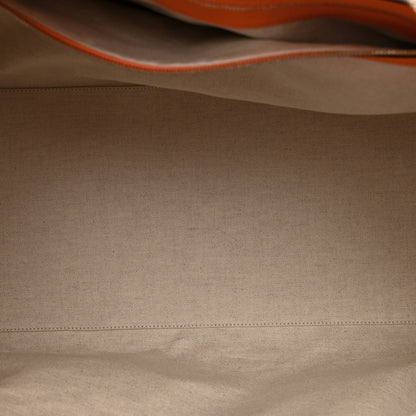 Gucci Piuma Calfskin Jumbo GG Embossed Large Duffle Bag Good Orange 4 of 13
