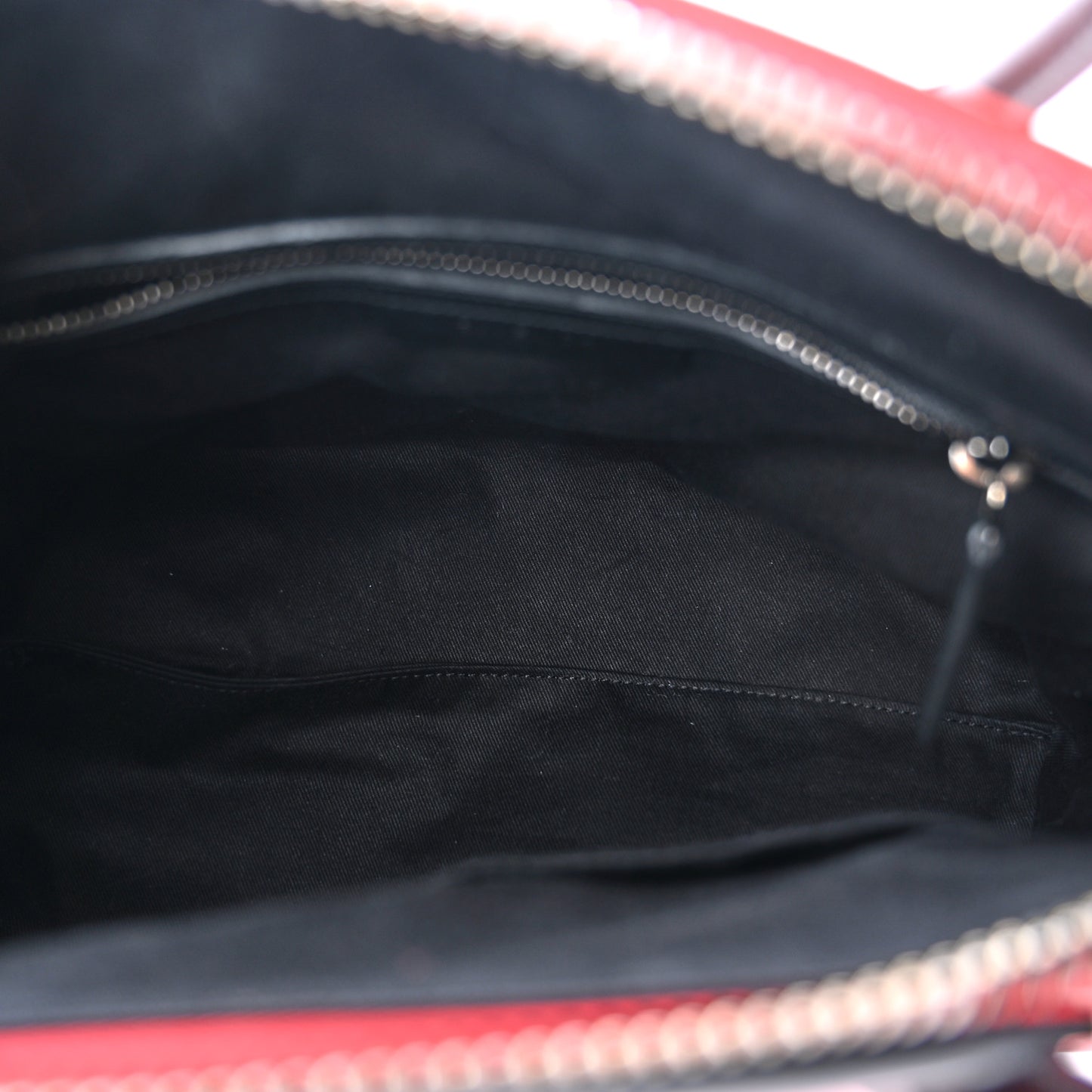 Smooth Calfskin Small Bi-Color Antigona Red Black