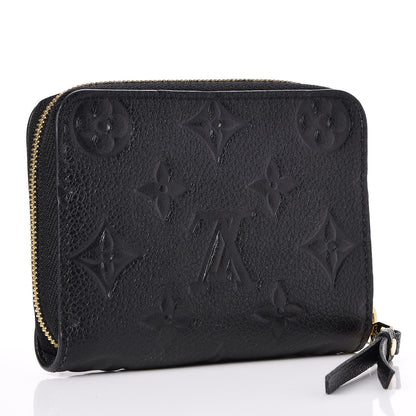 Louis Vuitton Empreinte Zippy Coin Purse Black 3 of 8