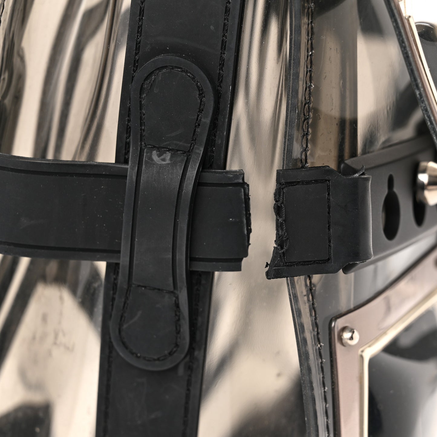Vinyl Gladiator Tempete Satchel Antique Silver Gold