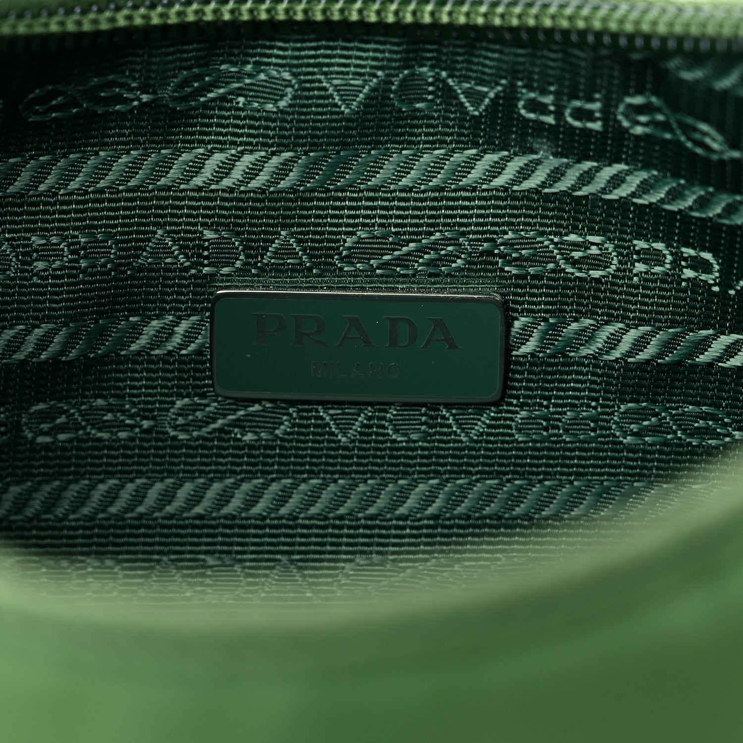 Prada Tessuto Nylon Mini Re-Edition 2000 Bag Emerald Green 6 of 14