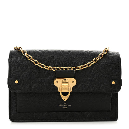 Louis Vuitton Empreinte Vavin Chain Wallet Black 1 of 12