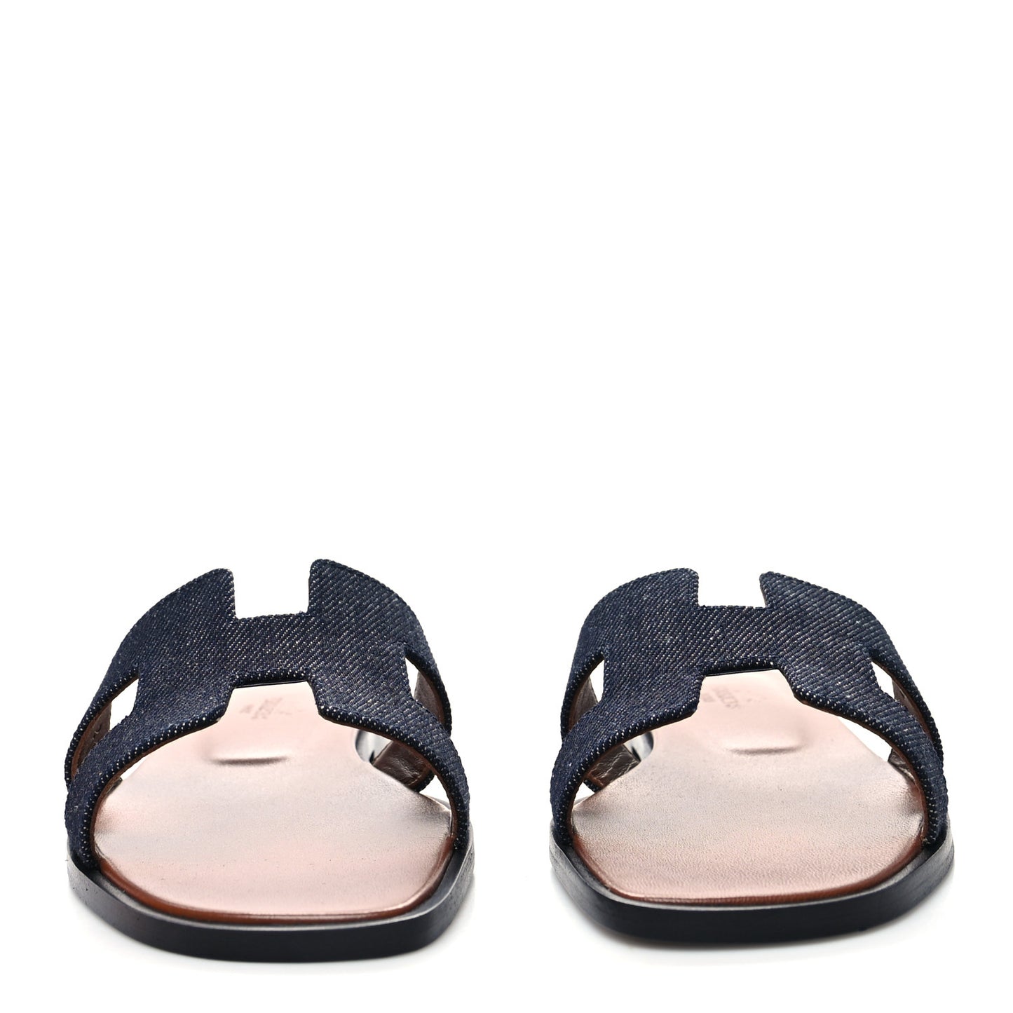 Denim Canvas Oran Sandals 35.5 Bleu Brut