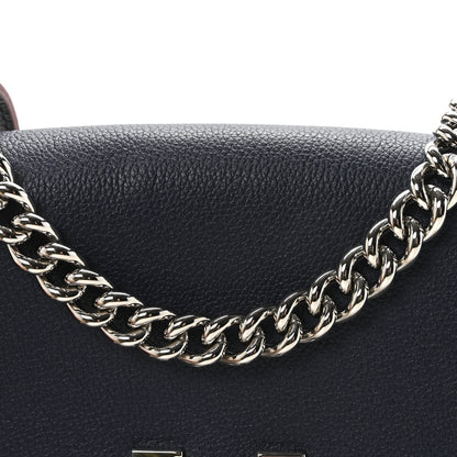 Louis Vuitton Calfskin Lockme II Chain Bag BB Marine Rouge 7 of 9