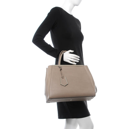 Fendi Vitello Elite Regular 2Jours Tote Tortora 2 of 9