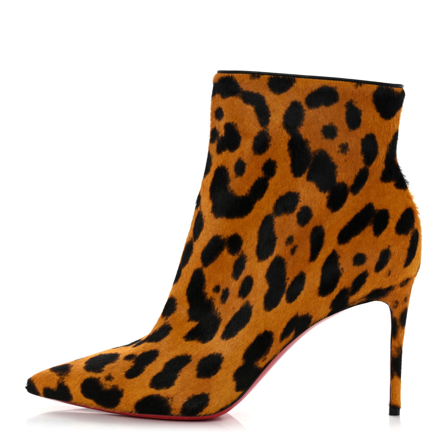 Christian Louboutin Pony Hair Leopard Print So Kate Booty 85 Ankle Boots 39.5 1 of 10