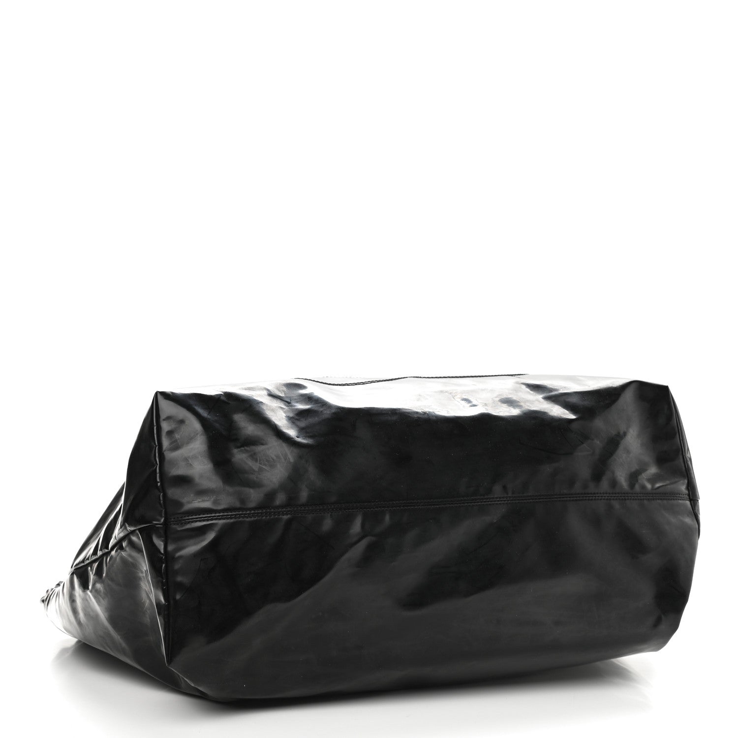 Chanel Vinyl XL Coco Cabas Black 3 of 10