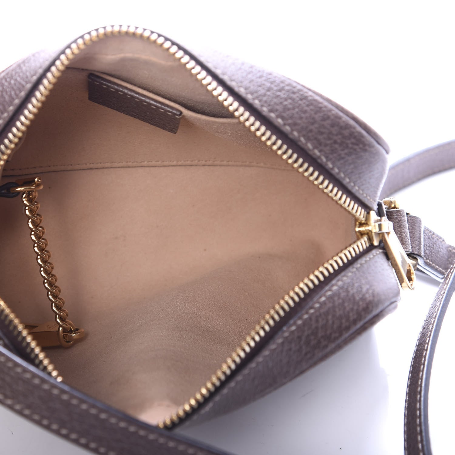 Gucci GG Supreme Monogram Web Mini Ophidia Shoulder Bag Brown 4 of 9