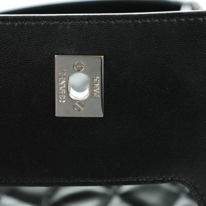 Chanel Lambskin Quilted By 3 Shopping Tote Black 11 of 11