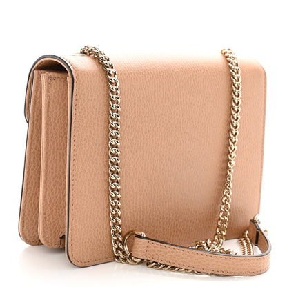 Gucci Dollar Calfskin Small Interlocking G Shoulder Bag Camelia 3 of 10