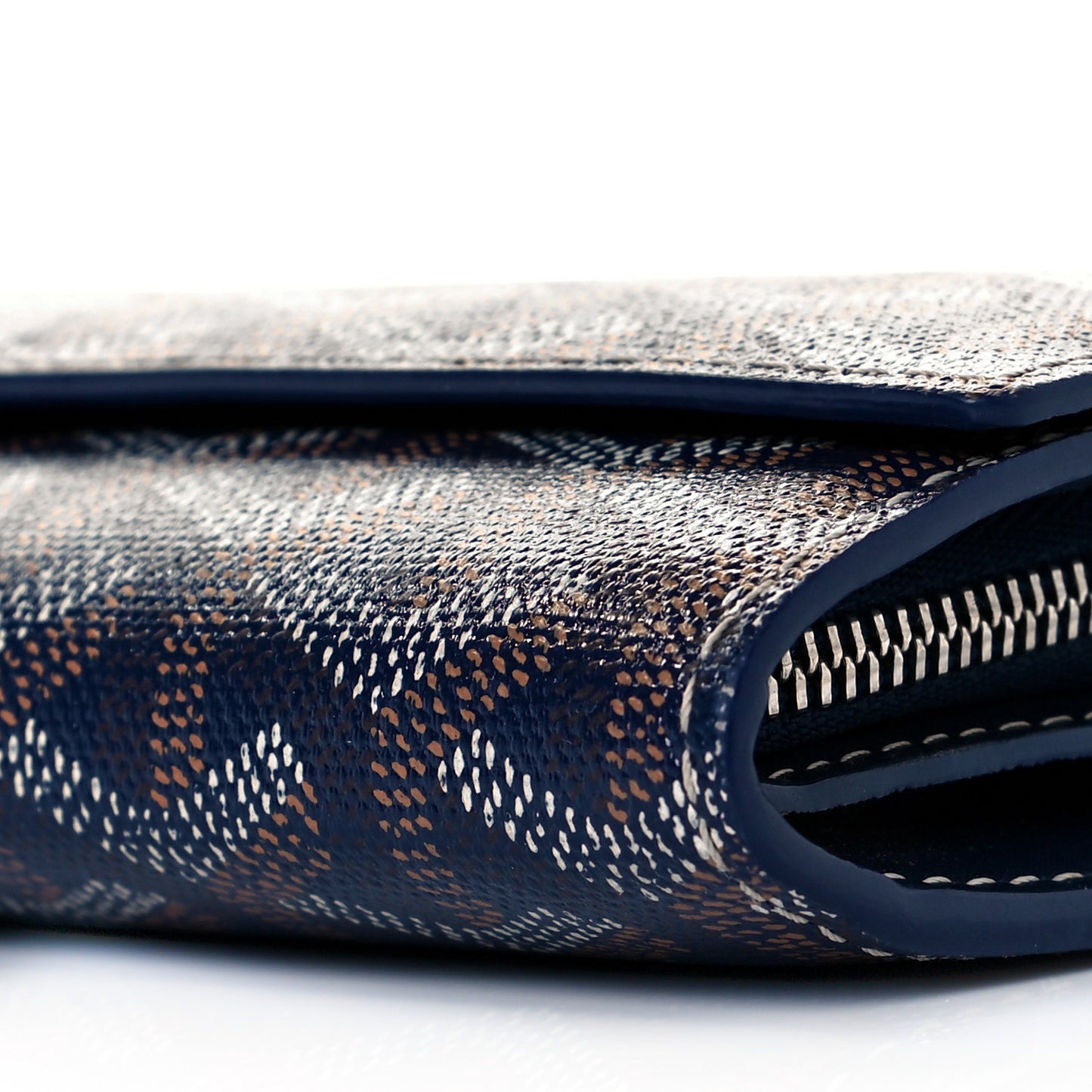 Goyardine Varenne Long Wallet Navy