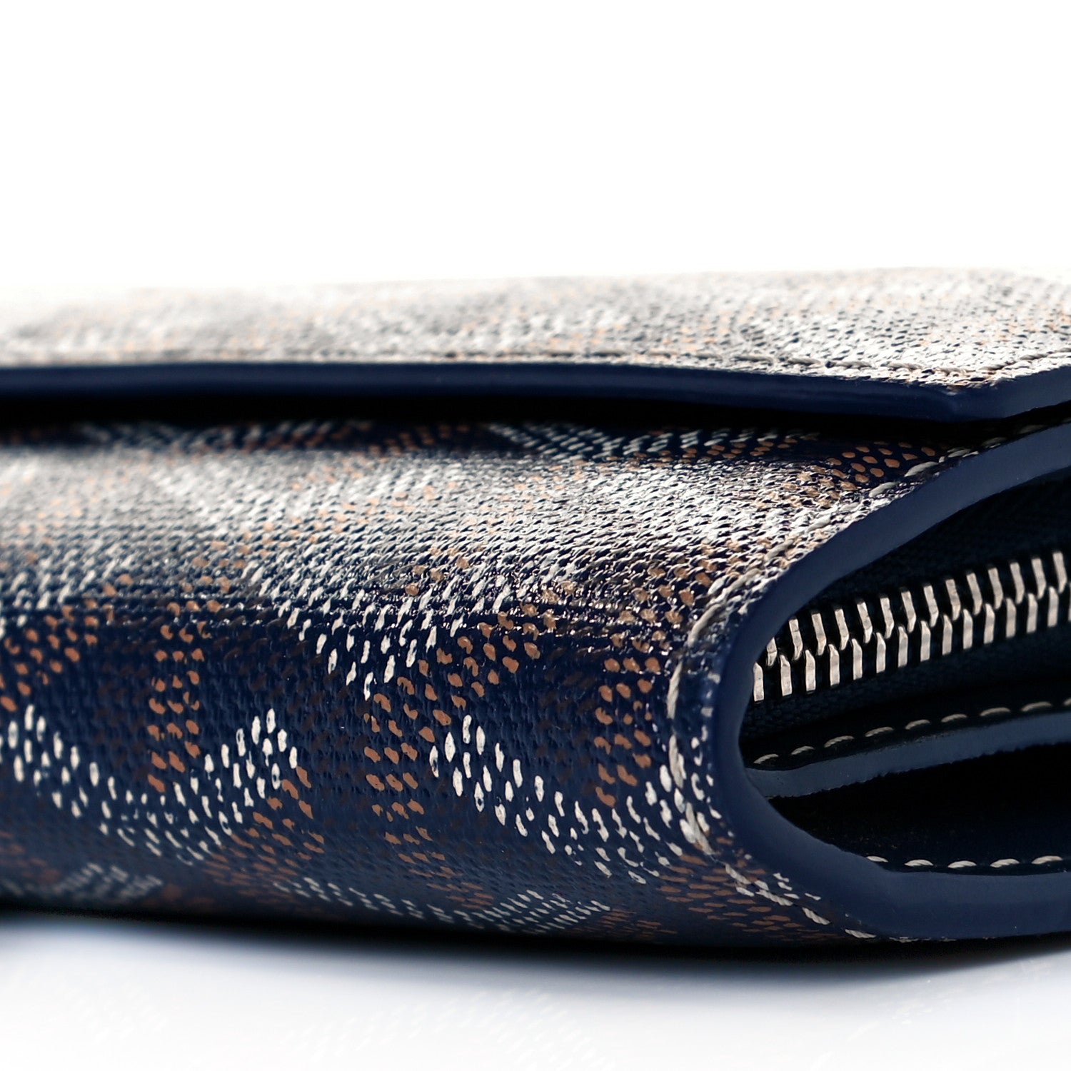Goyard Goyardine Varenne Long Wallet Navy 8 of 8
