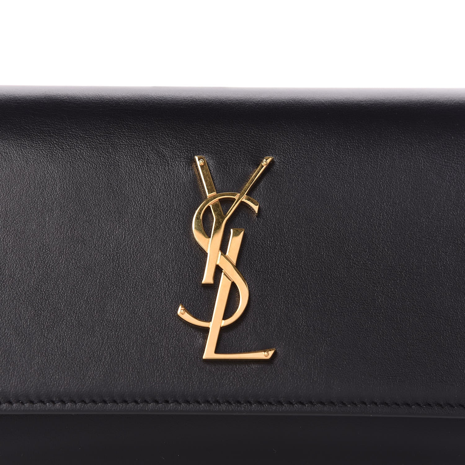 Saint Laurent Smooth Calfskin Monogram Kate Belt Bag Black 7 of 9