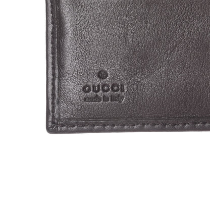 Gucci GG Supreme Monogram Web Bi-Fold Wallet Yellow Black 6 of 7