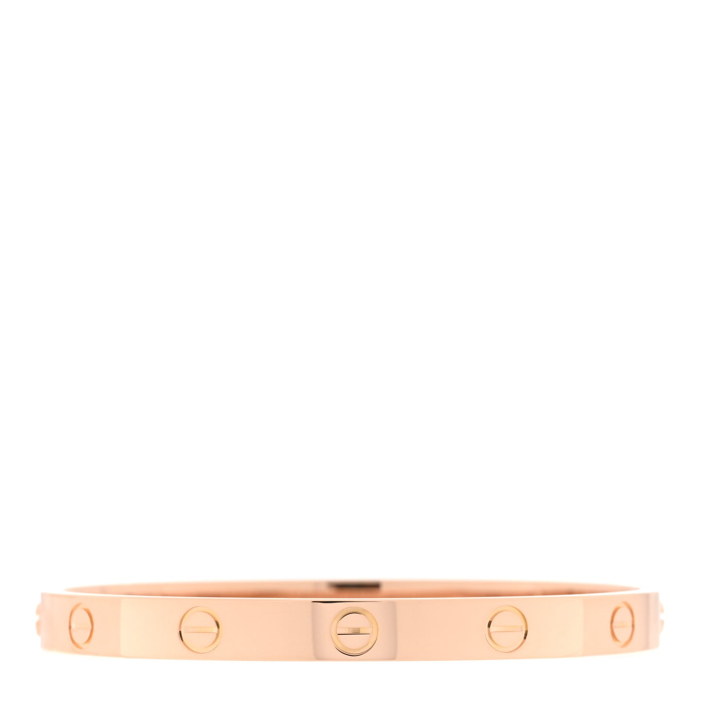 18K Pink Gold LOVE Bracelet 17