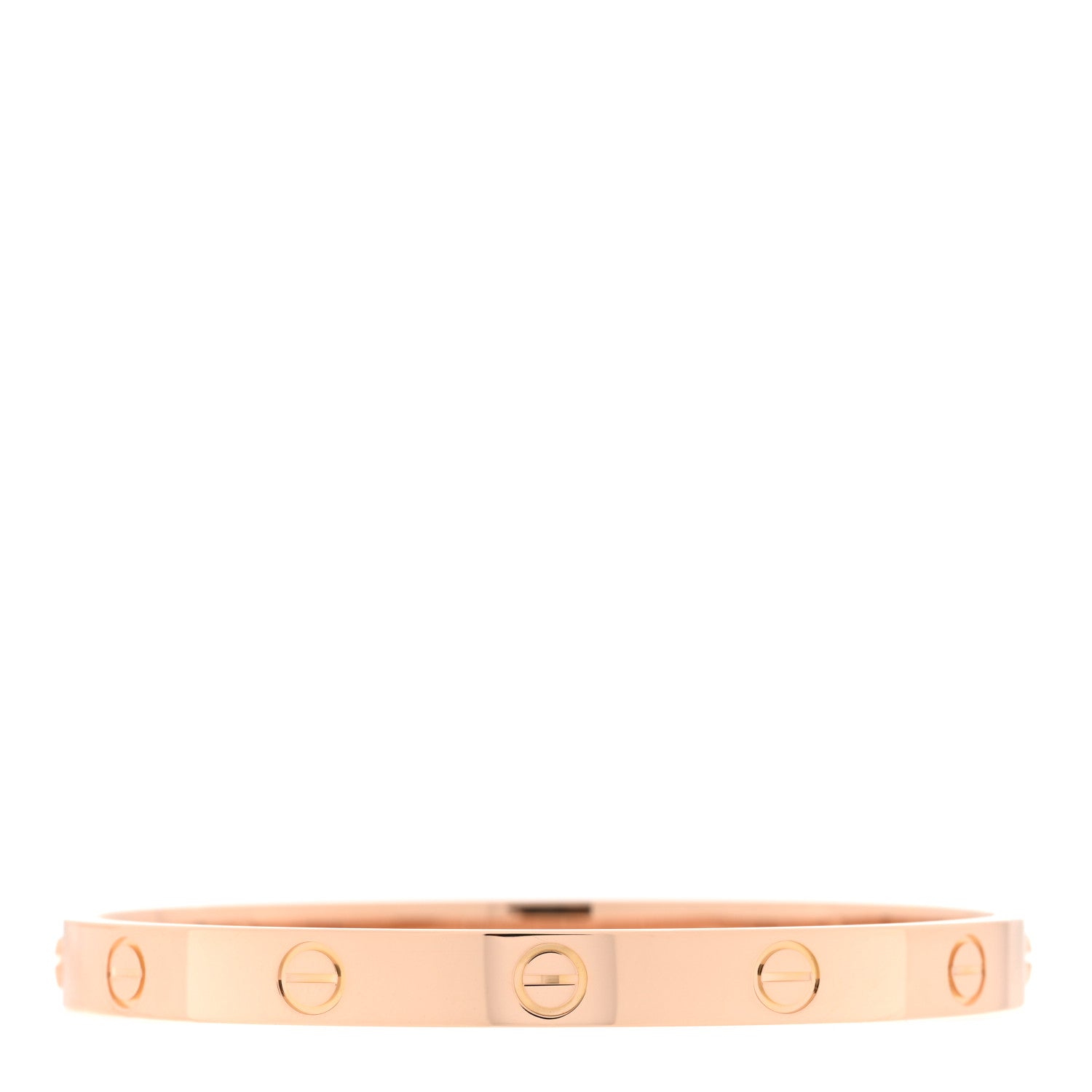 Cartier 18K Pink Gold LOVE Bracelet 17 2 of 8
